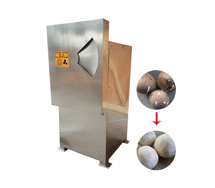 半自动椰肉削皮机